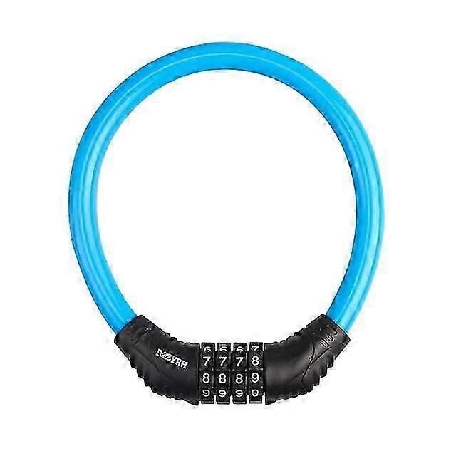 Mountain Bike Lock Anti-Theft Password Ring Lock Fixed 4 Digit Code Combination Bicycle Security Lock Motorcycle Equipment