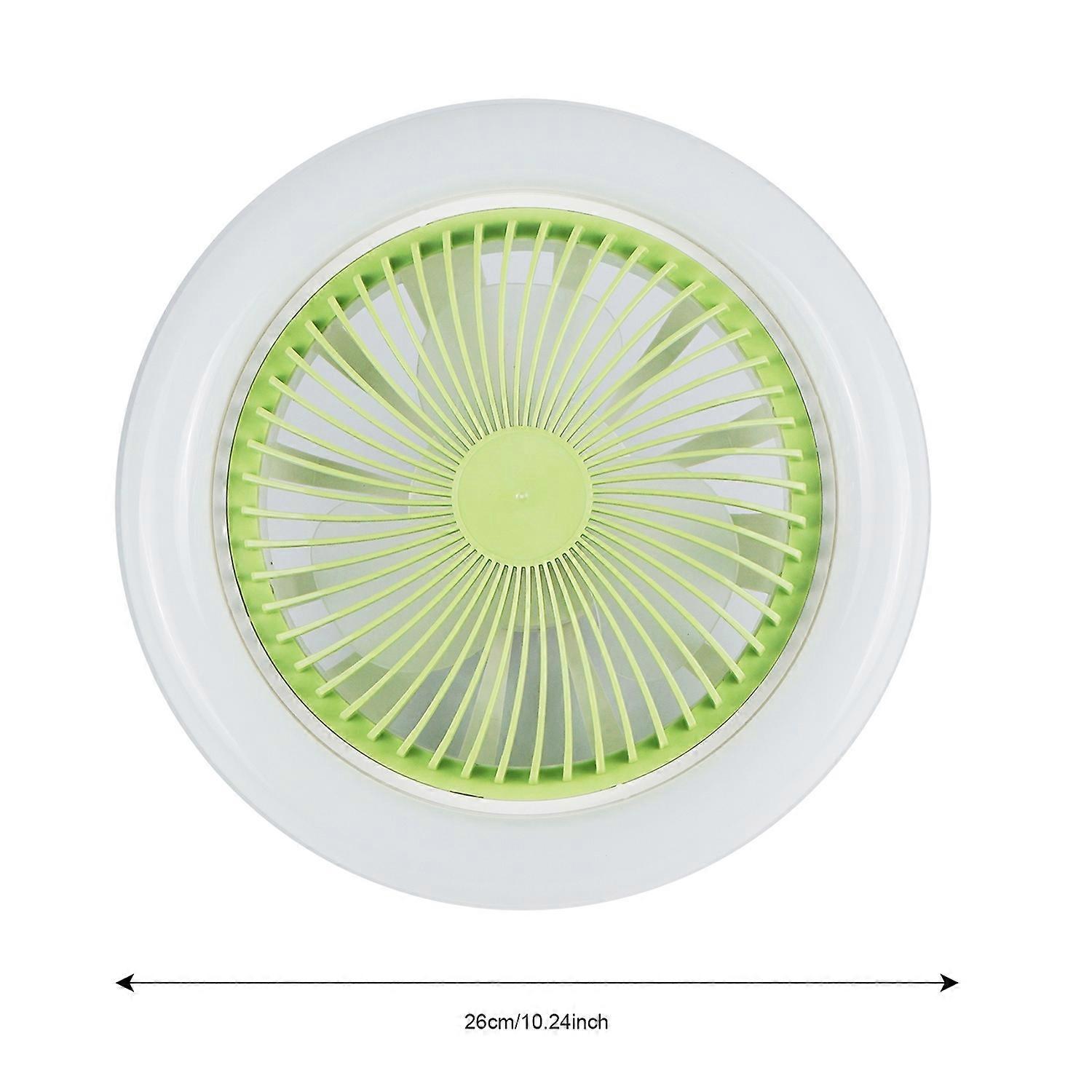 E27 Lamphuvud Takfläkt med dubbla funktioner 3-växlad justering Liten takfläkt för barnrum