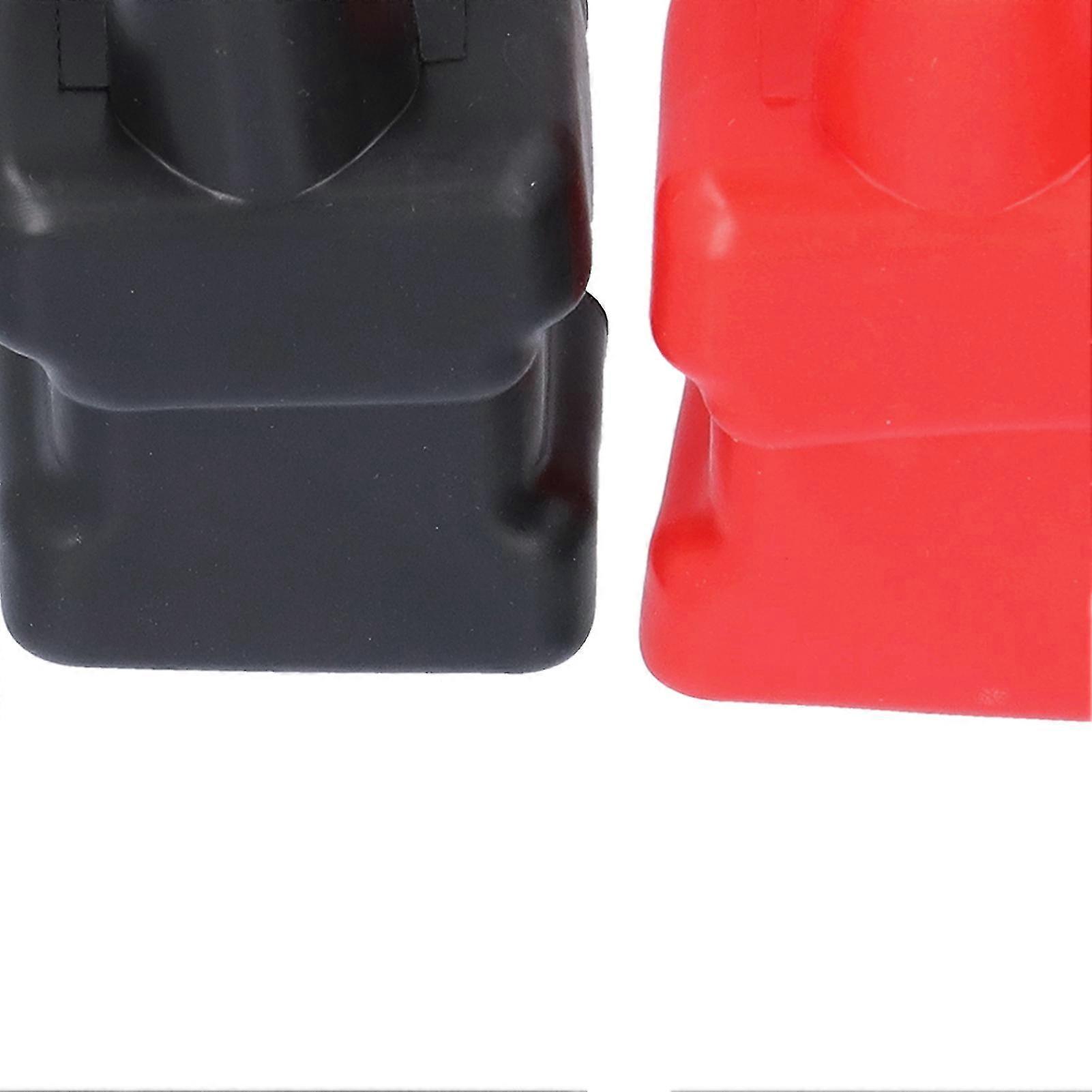 2pcs מסוף סוללה אוניברסלי מכסה גומי חיובי שלילי מגן מכסה תא המטען אביזרים לרכב f54