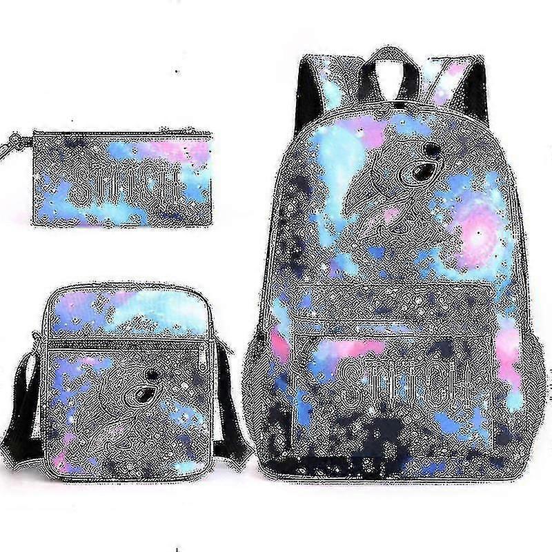 Ampli Lilo; Stitch Backpack Ensemble trois pièces École Bag_m