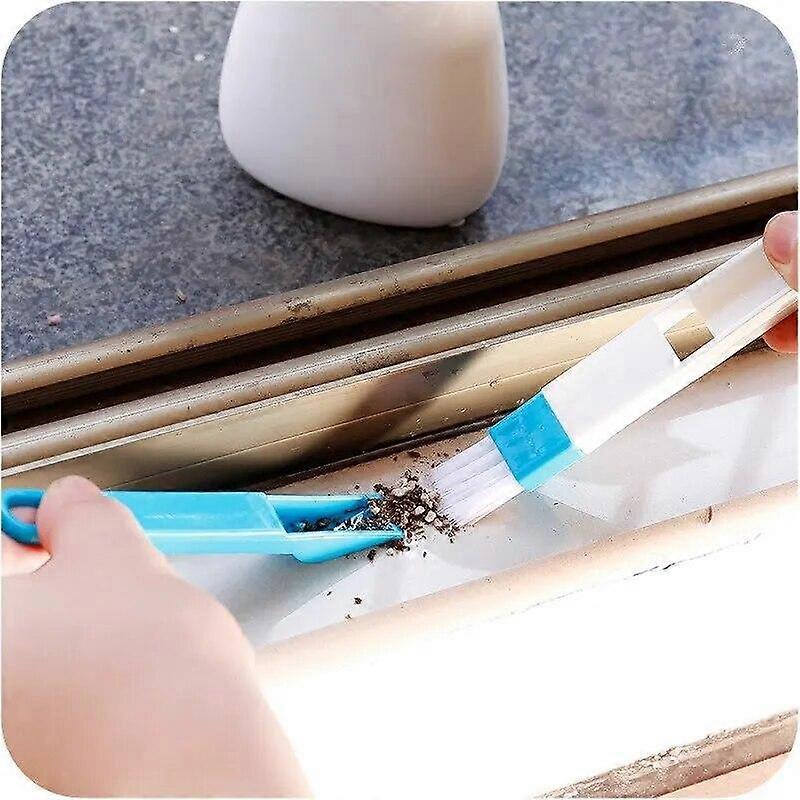 Window Groove Cleaning Brush Clean Tool Multifunctional Windows Slot Brush Keyboard Nook Cranny Dust Shovel Track Clean