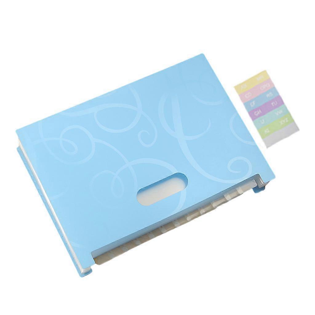 A4 Organizer Folder 13-Pockets for Yellow