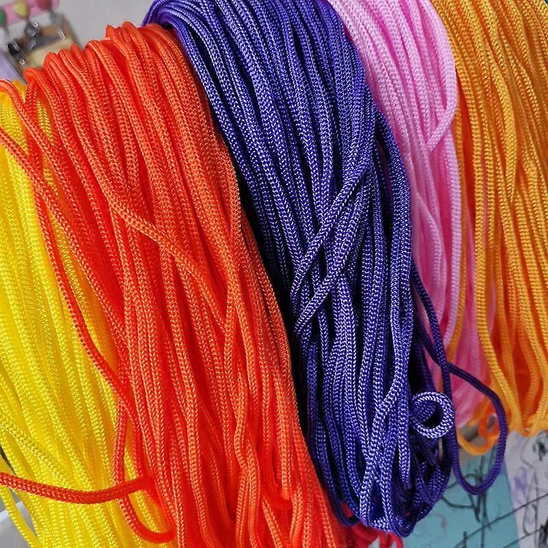 Unbrand 4/5/6mm PP Beam Bouche Polypropylène Corde Fermeture Cordon Crochet Nylon Creux Dessinable T