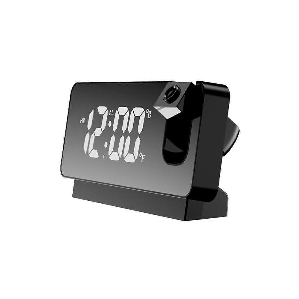 Effortless Daily Alarm Clock, Snooze Function with Adjustable Projection Angle, Large Display for Unmatched Visibility