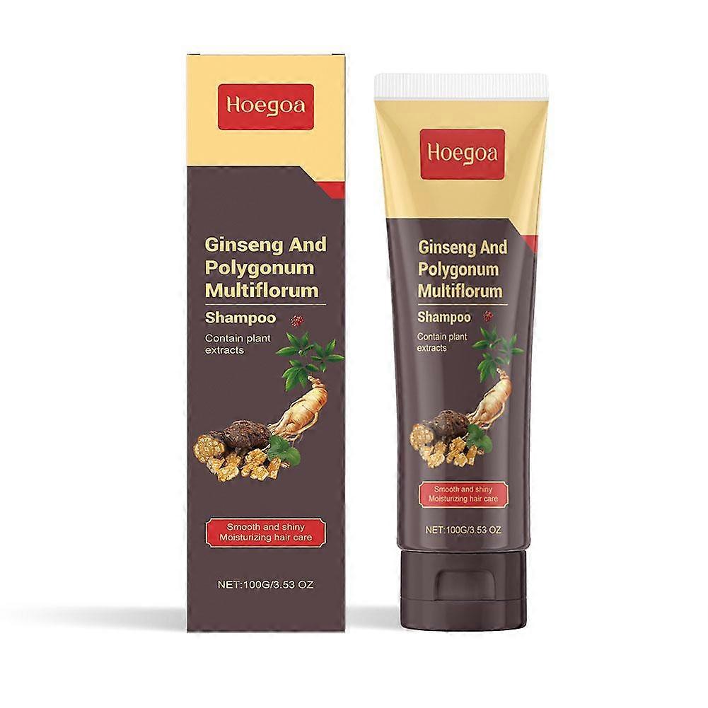 Ginseng e Polygonum Multiflorum Shampoo Riducendo la caduta dei capelli Nutre la radice dei capelli