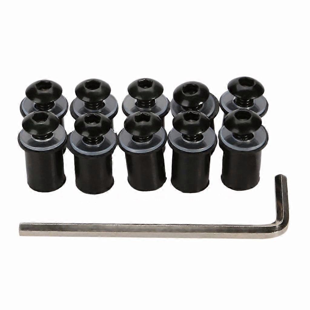10x Fairing Wind Screen Screw Bolt Kit Windshield Mounting Motorcycle