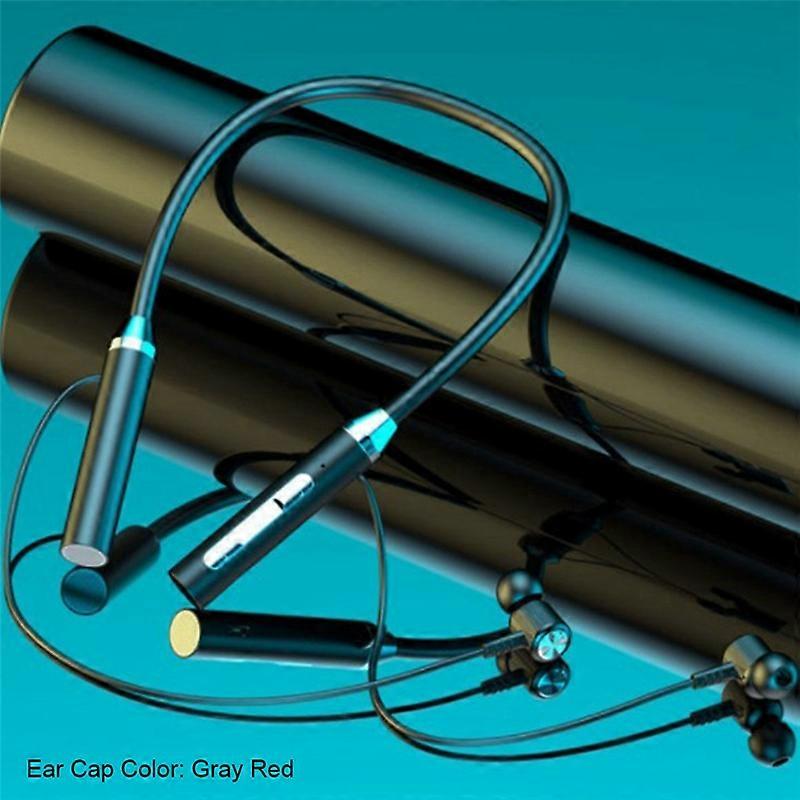 Wireless Bluetooth Headset Neck Type Stereo Noise Reduction,Pink