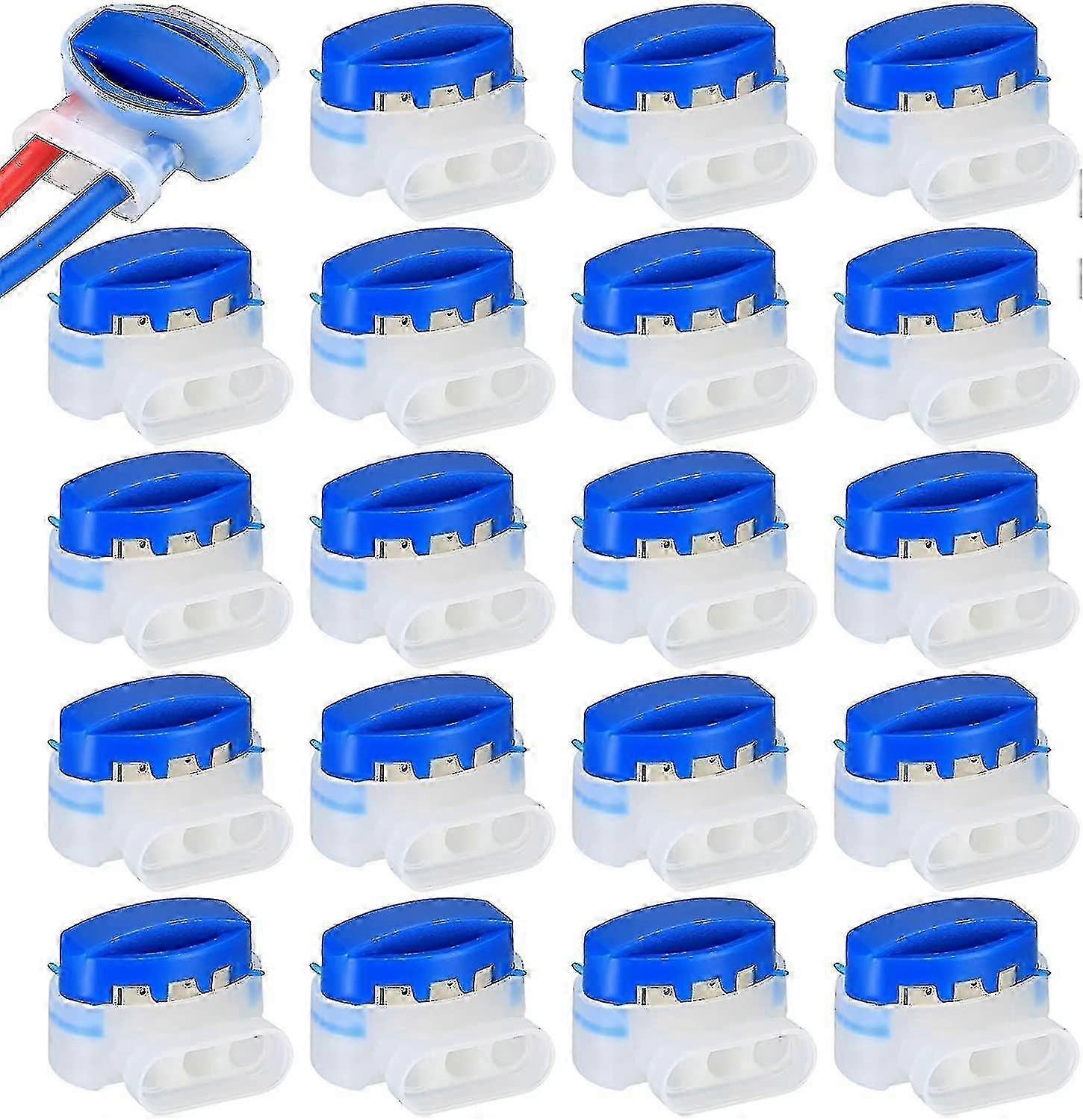 30 Pieces Robot Mower Cable Connectors, Robot Perimeter Cable Connectors