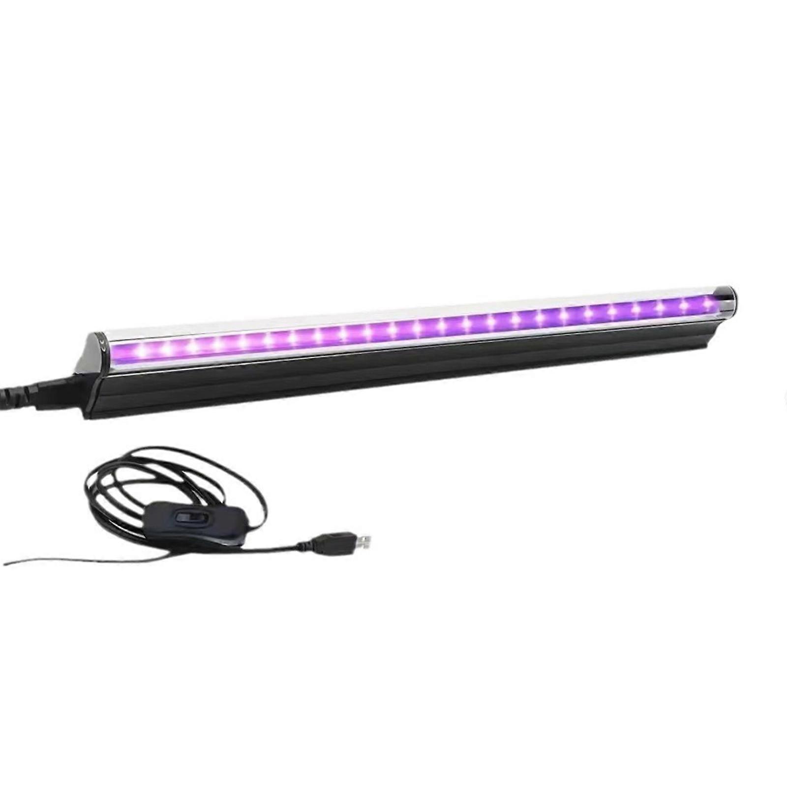 1 Pack LED UV Blacklight UV Lamp Bar Stage Blacklight Tube Portable UV Light for Fluorescence Detection LED Party Light USB Plug and Play