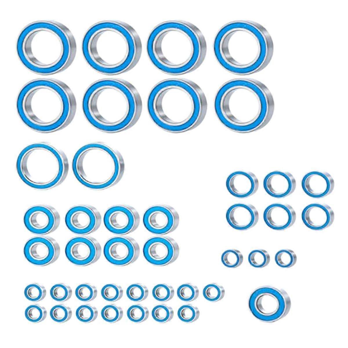 43PCS Rubber Sealed Ball Bearing Kit for 1/7 UDR RC Car Upgrades Part