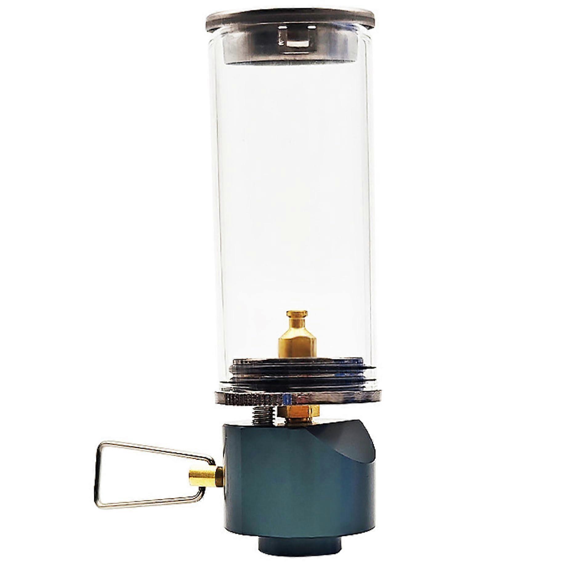 Propane flashlight, gas flashlight, dreamy candle lamp heat resistant glass flashlight, adjustable valve gas lamp