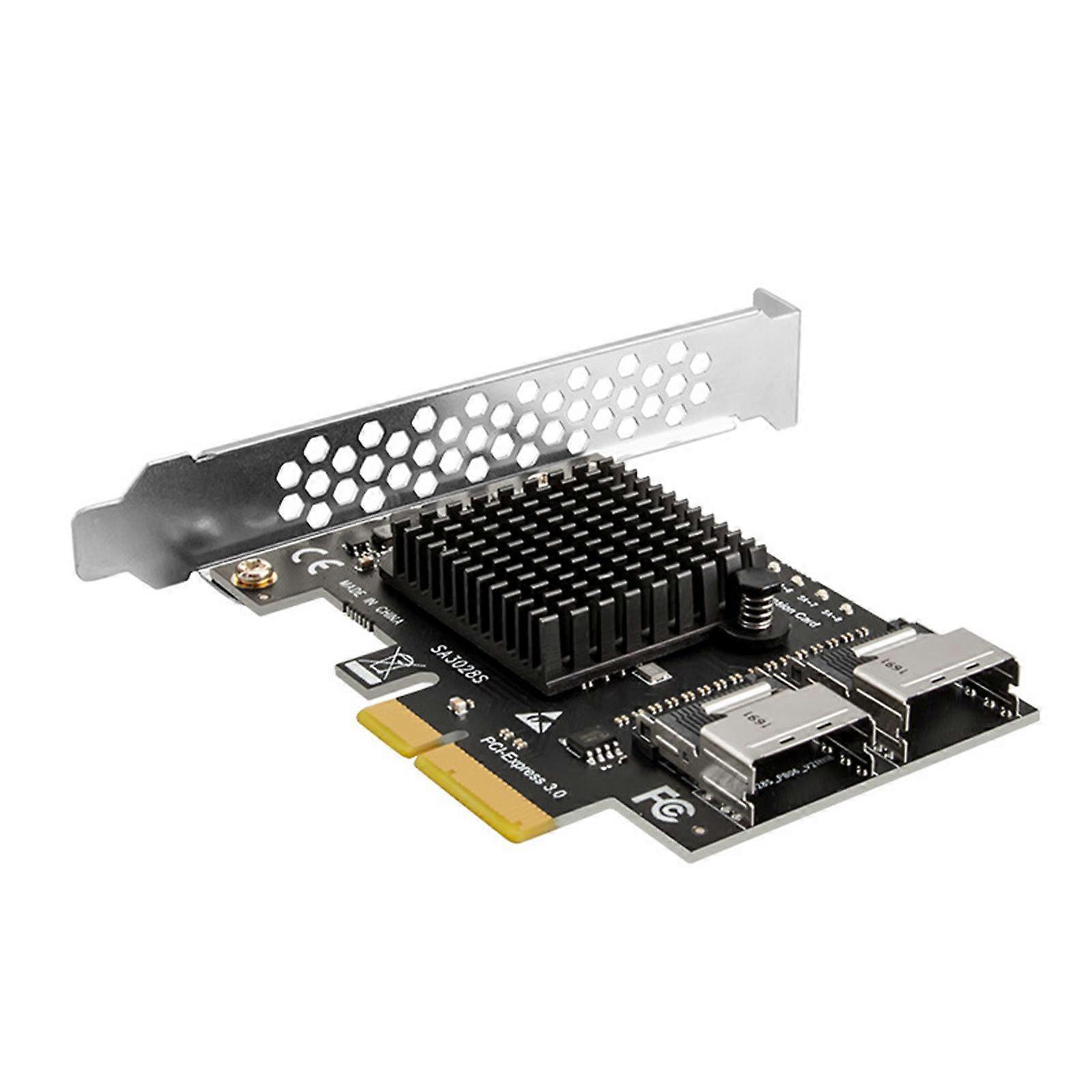 8 puertos Sata 3.0 SFF8087 PCIe 3.0 X4 a Mini SAS Controller PCIe a SFF 8087