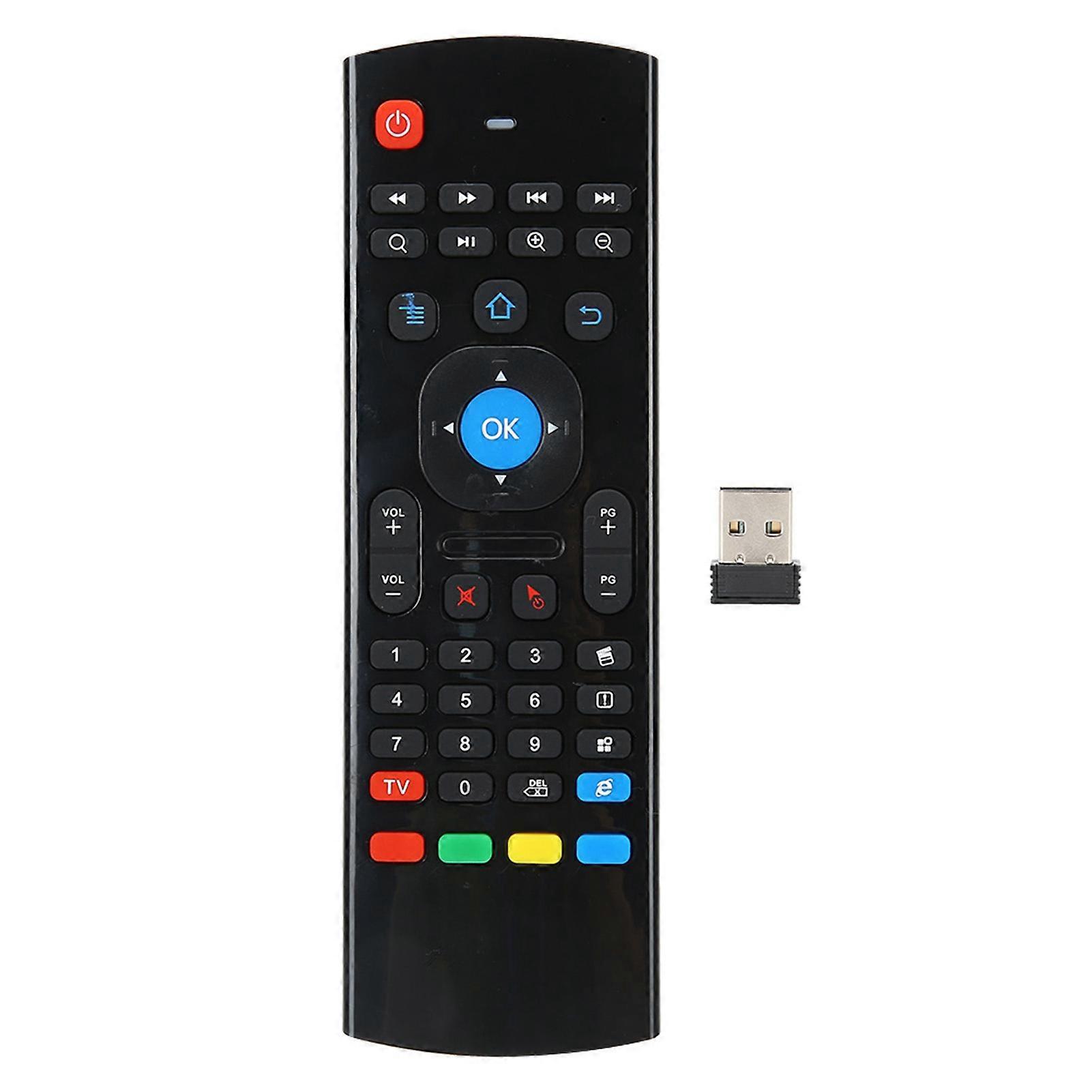 MX3 2.4G Wireless Air Fly Mouse Motion Sensing Infrared Remote Controller for TV PC