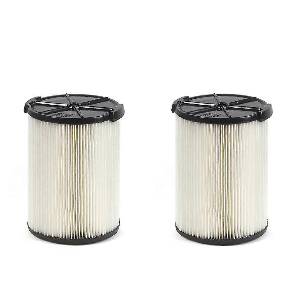 VF4000 Standard Filter fits for Wet/Dry Vacs Ridgide Vacs 5 and Gallons Larger Vacuum Cleaner Replacement Vf4000 Filter white (2 PACK)