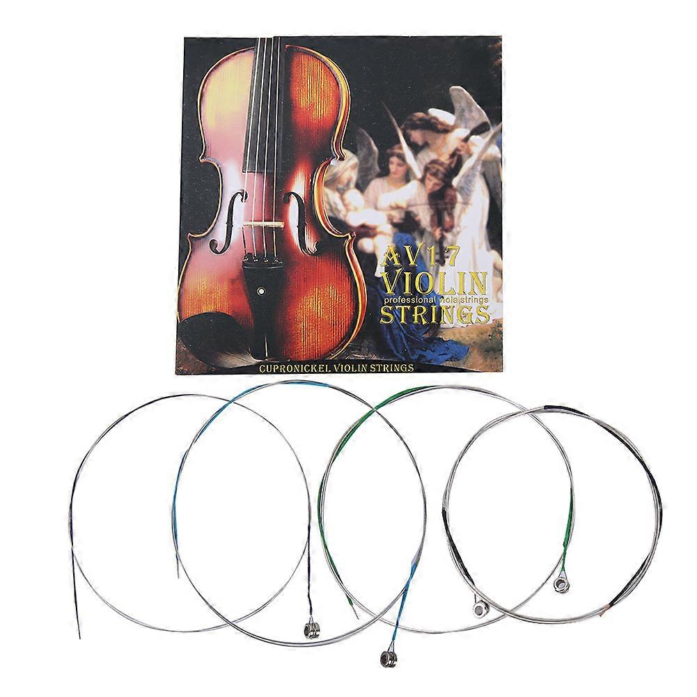 Violin String Silver Coated Carbon Steel Wire String Instrument Accessory with Fine Sound