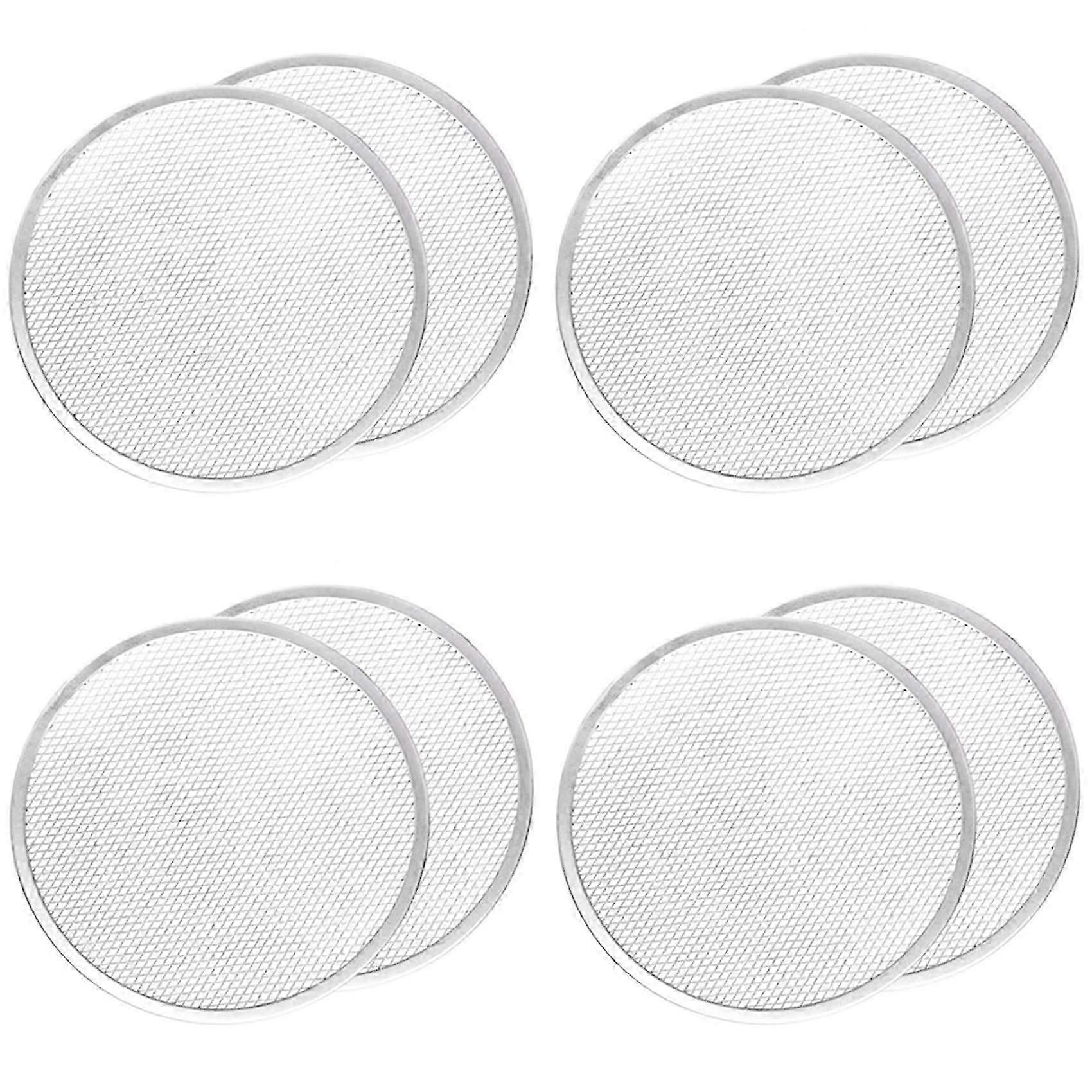 Tela de pizza antiaderente de alumínio de 12 polegadas sem costura / panela / bandeja