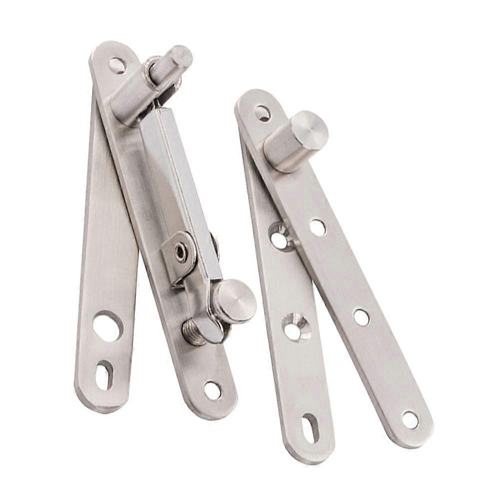 1 Set of Stainless Steel Hinge Rotating Shaft Metal Durable Simple Practical Detachable Rotative Upper and Lower Hinge