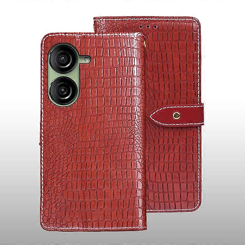 idewei Crocodile Texture Leather Phone Case