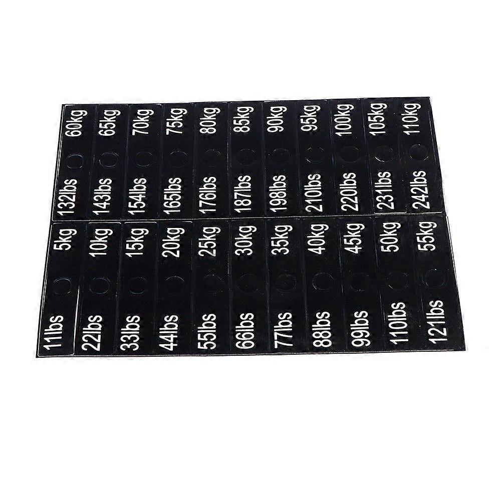 ジム機器用の機器加重ラベルステッカー