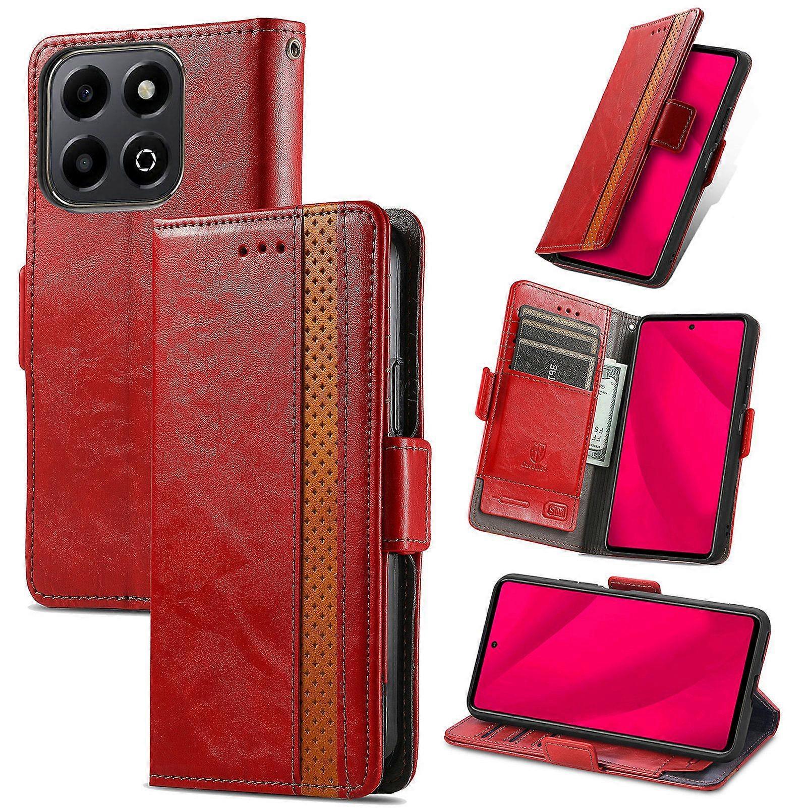 Compatible With Honor 200 Smart Wallet Case, PU Leather Flip Case with Card Holders RFID Blocking Kickstand Phone Cover