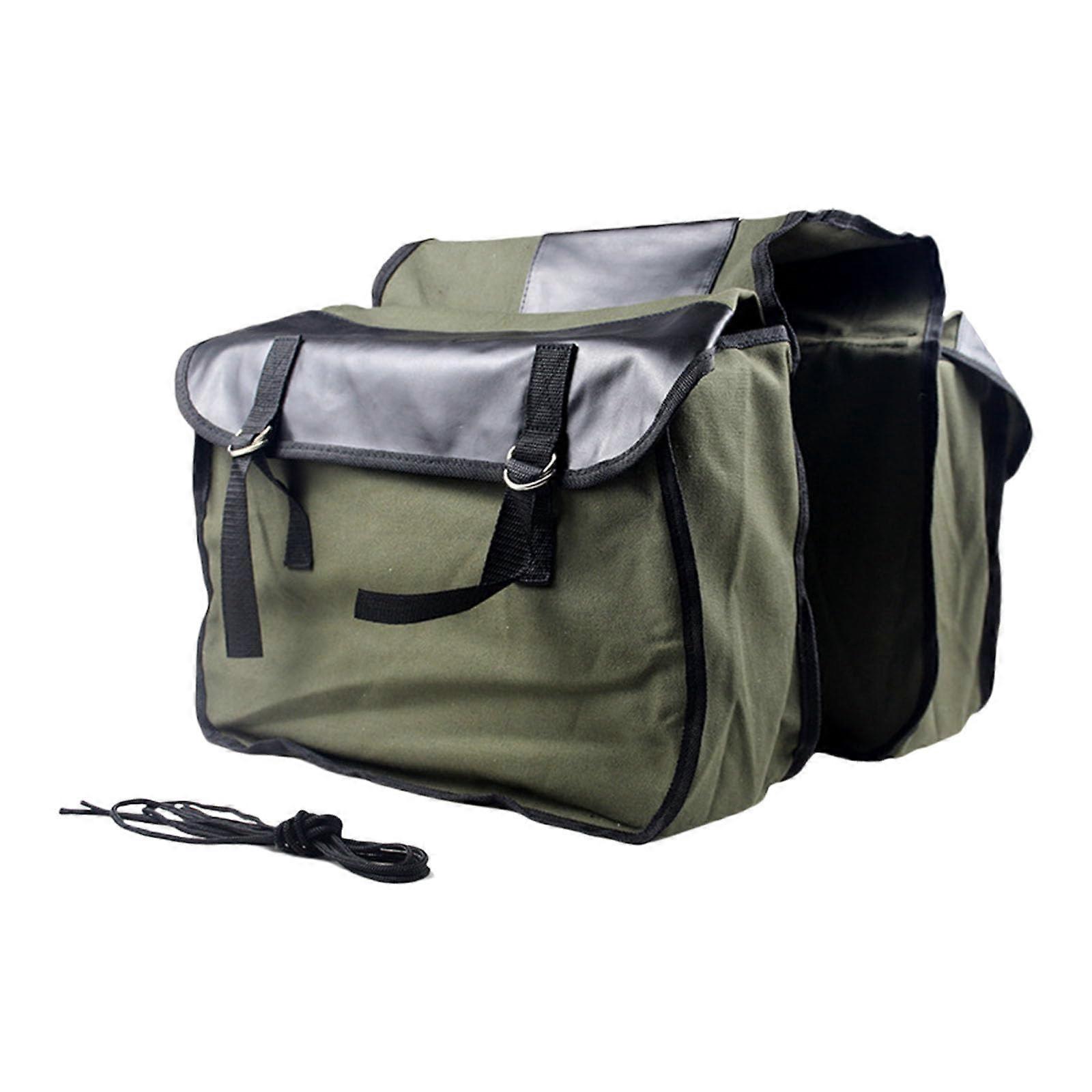 Folded Bike Rack Bag Double Trunk Panniers For Road Bikes - Waterproof Storage for Long-Distance Cycling Travel