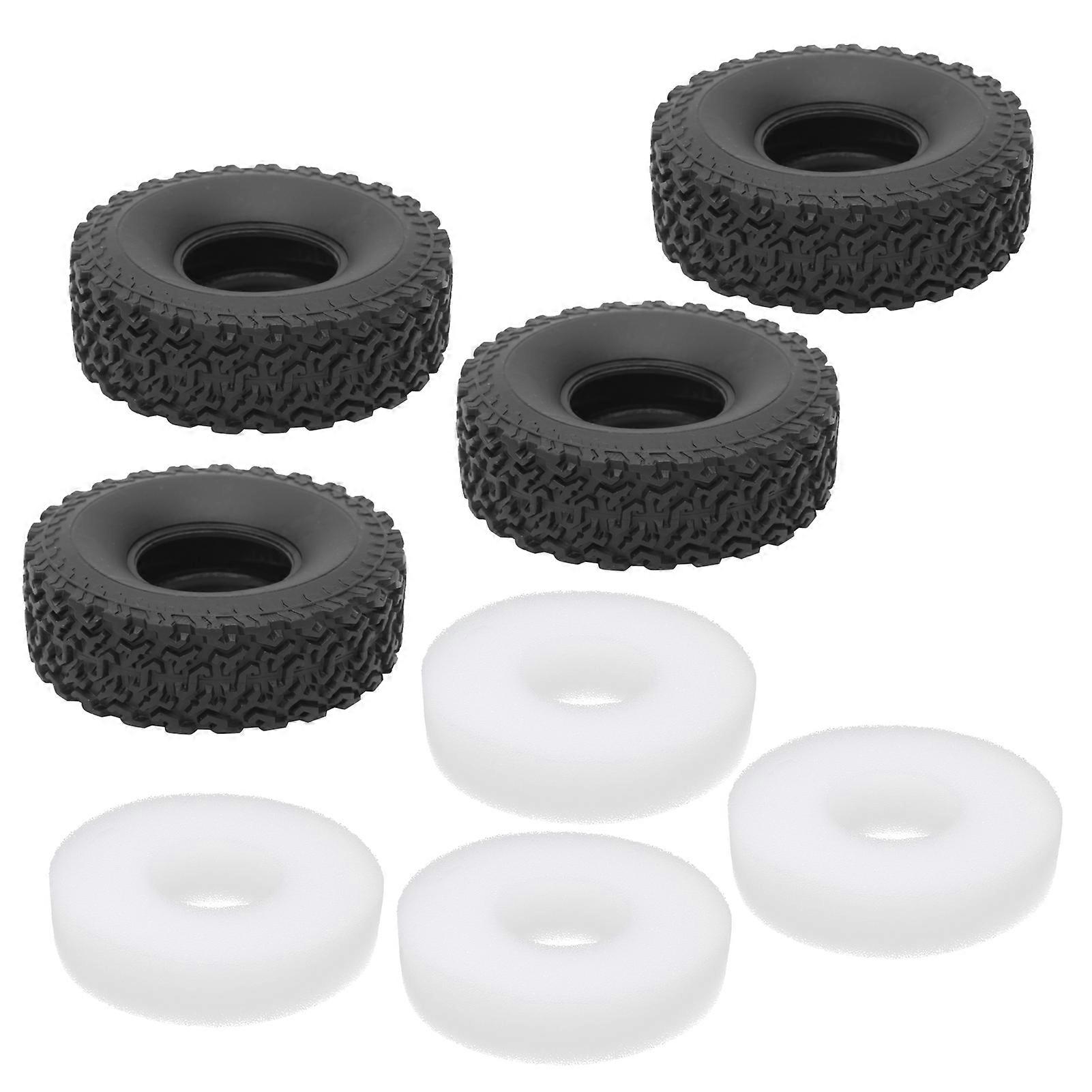 4pcs RC Tire Skin Sponge Set Fit for WPL Remote Control Car Model Replacement Accessory