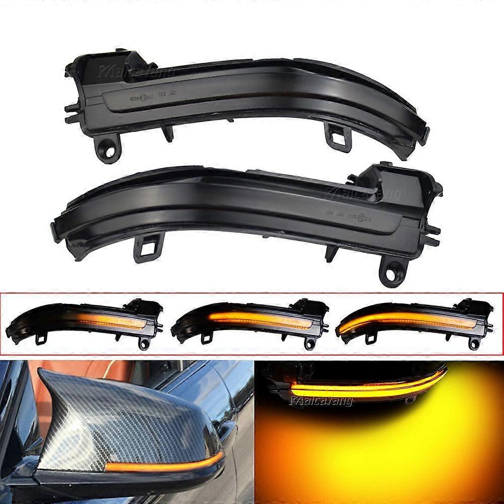 Black LED Dynamic Turn Signal Light Side Mirror Flashing Light for BMW 1 2 3 4 X1 M Series F20 F30 F31 F32 F33 F34 F36 E84 i3