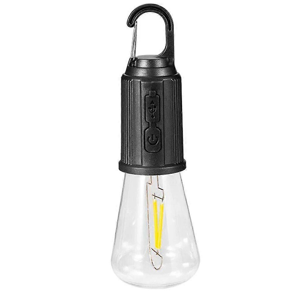 Outdoor Tent Lamp with Hook Portable Camping Light 600mAh Mini Hook Emergency Light Type C Charging Waterproof for BBQ Exploring