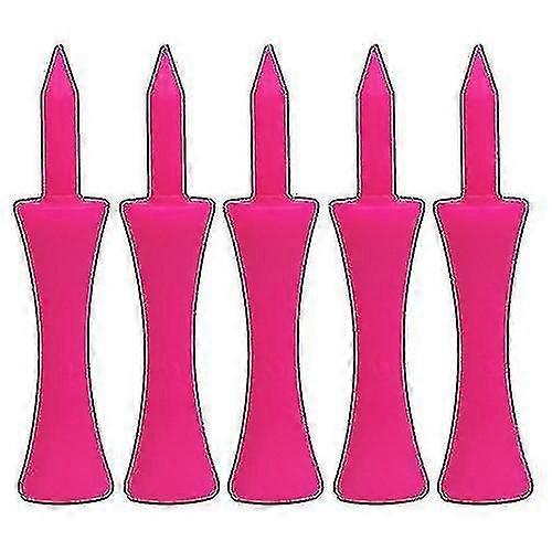 Trixes 100 Bright Pink Castle Golf Tees