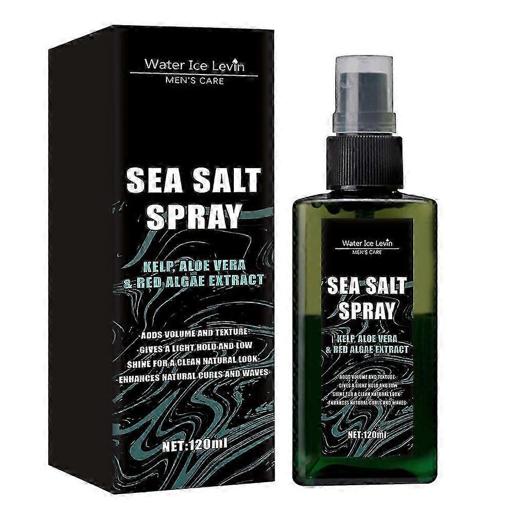 Sea Salt Spray for Hair Men - Hair Texturizing Spray with Kelp, Aloe Vera and Red Algae Extract - Surf Spray to Add Volume and Texture