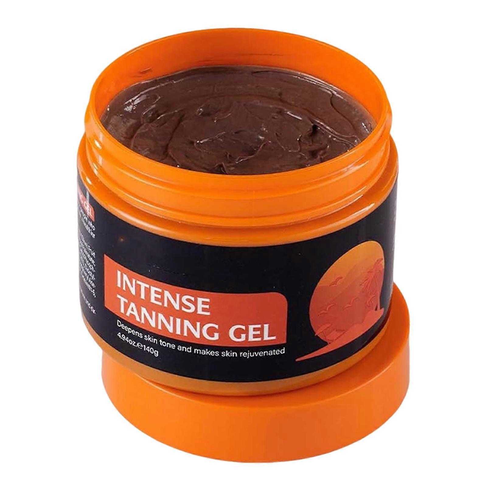 Intensive Tanning Gel, Tanning Bed Lotion Accelerator, Indoor Tanning Lotion Cream for All Skin Types