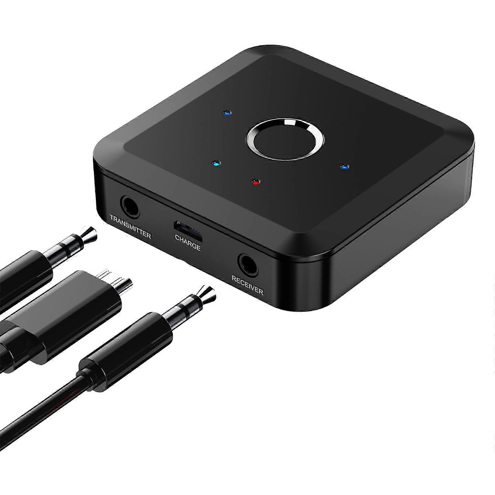 Bluetooth Receiver Adaptive 3.5mm Rechargeable for Speaker PC