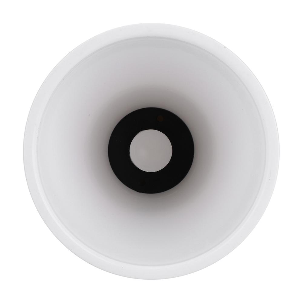 3 Pcs White Plastic Juggling Shaker Cups 14x12.5x5cm Durable Set