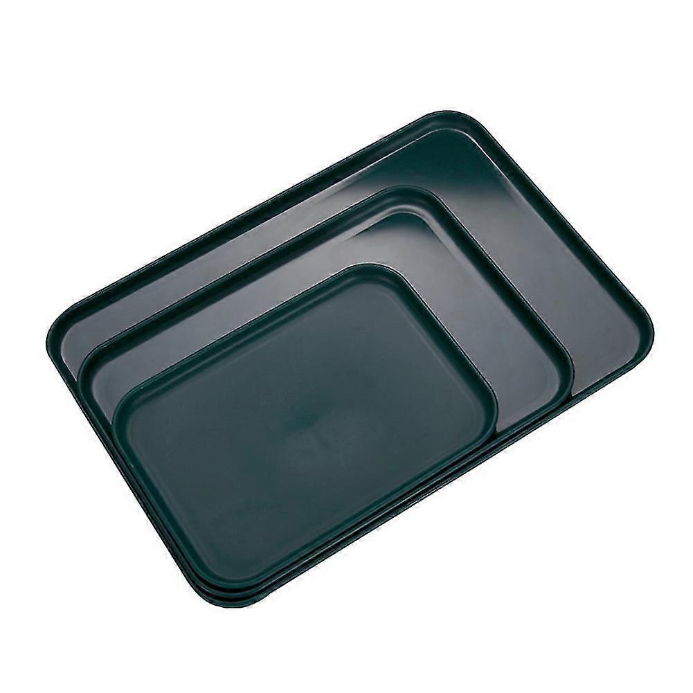 Rectangular Plastic Serving Tray Exquisite Nordic Multi-Function Kitchen Organizer Home Fruit Desse