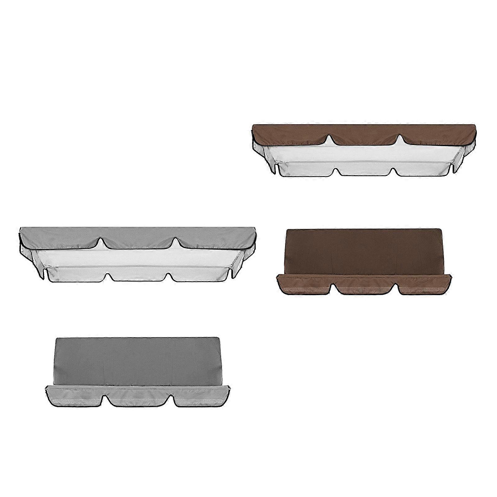 Set mit 2 Möbelschaukel-Markisen-Set und Sitzbezug Baldachinabdeckung Ersatz