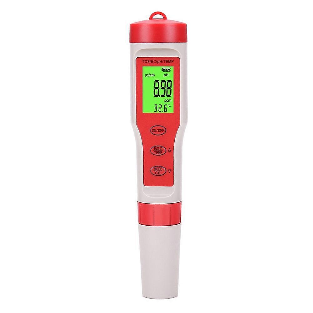 4-in-1 Portable PH/TDS/EC/TEMP Test Pen Multi-Function Water Quality Tester 4-in-1 Test Pen