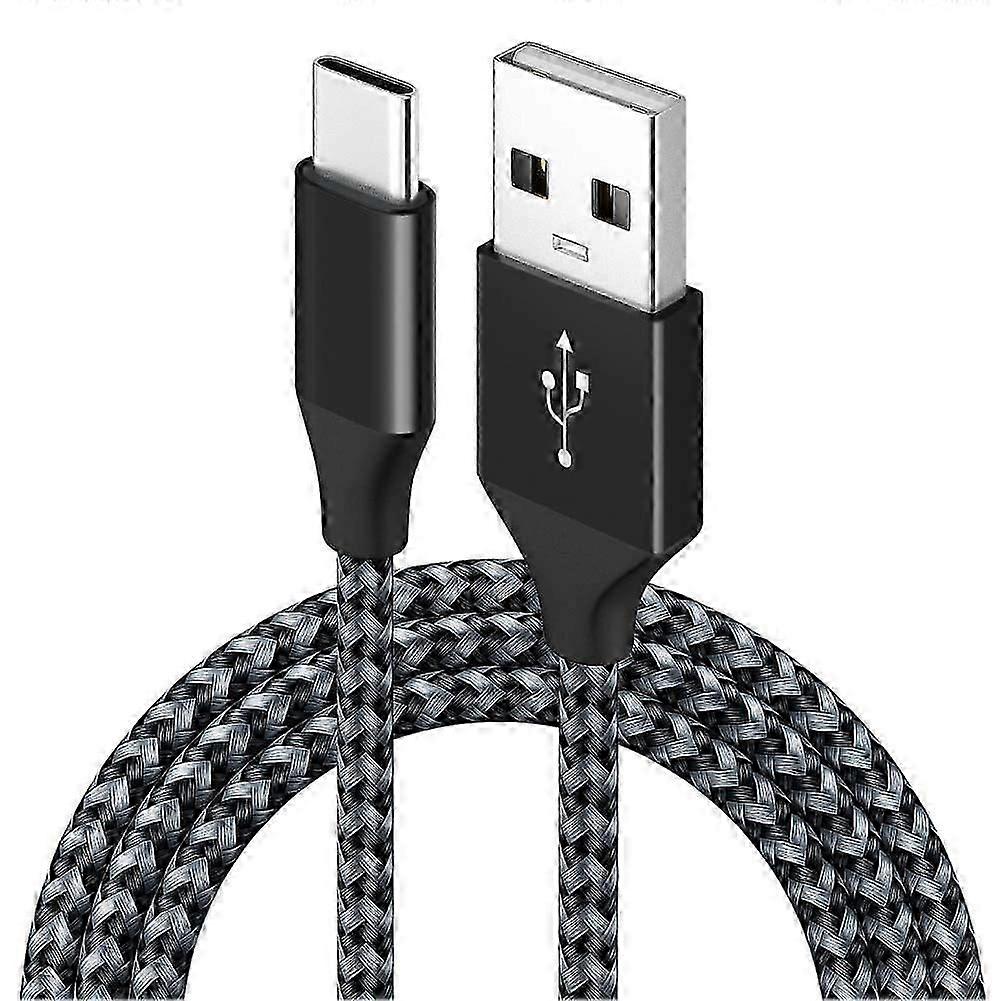 USB Type C-kabel Hurtiglading USB A Til USB C-lader Nylon Flettet Ledning