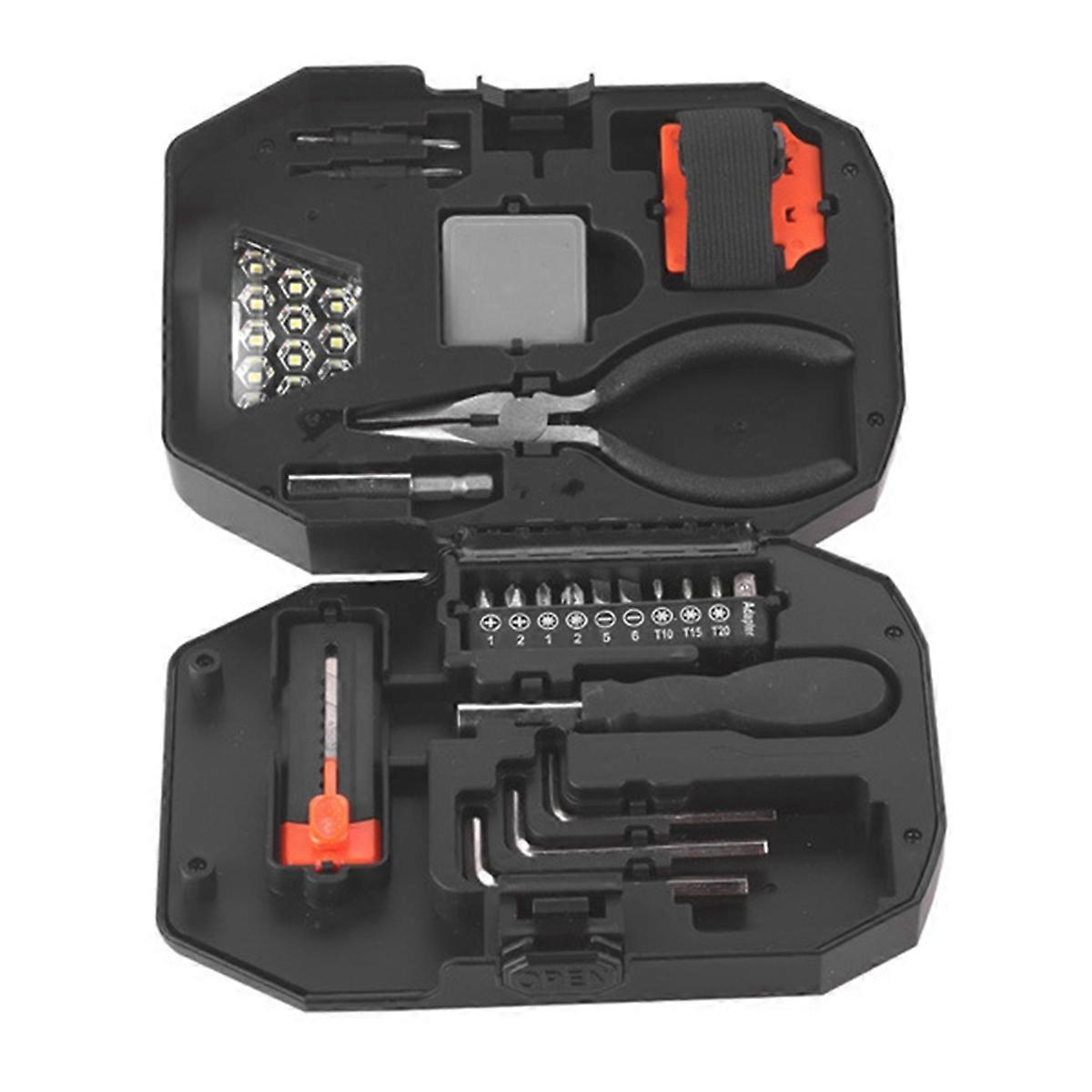 Tool Combination Set, with Lighting Tool Including Screwdriver Set