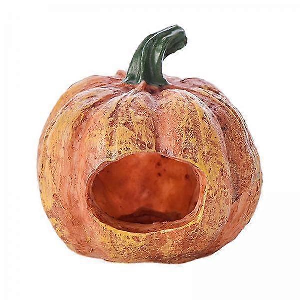 5xMultipurpose Pumpkin Tank Decor Hide Cave Pumpkin Figurines Artificial