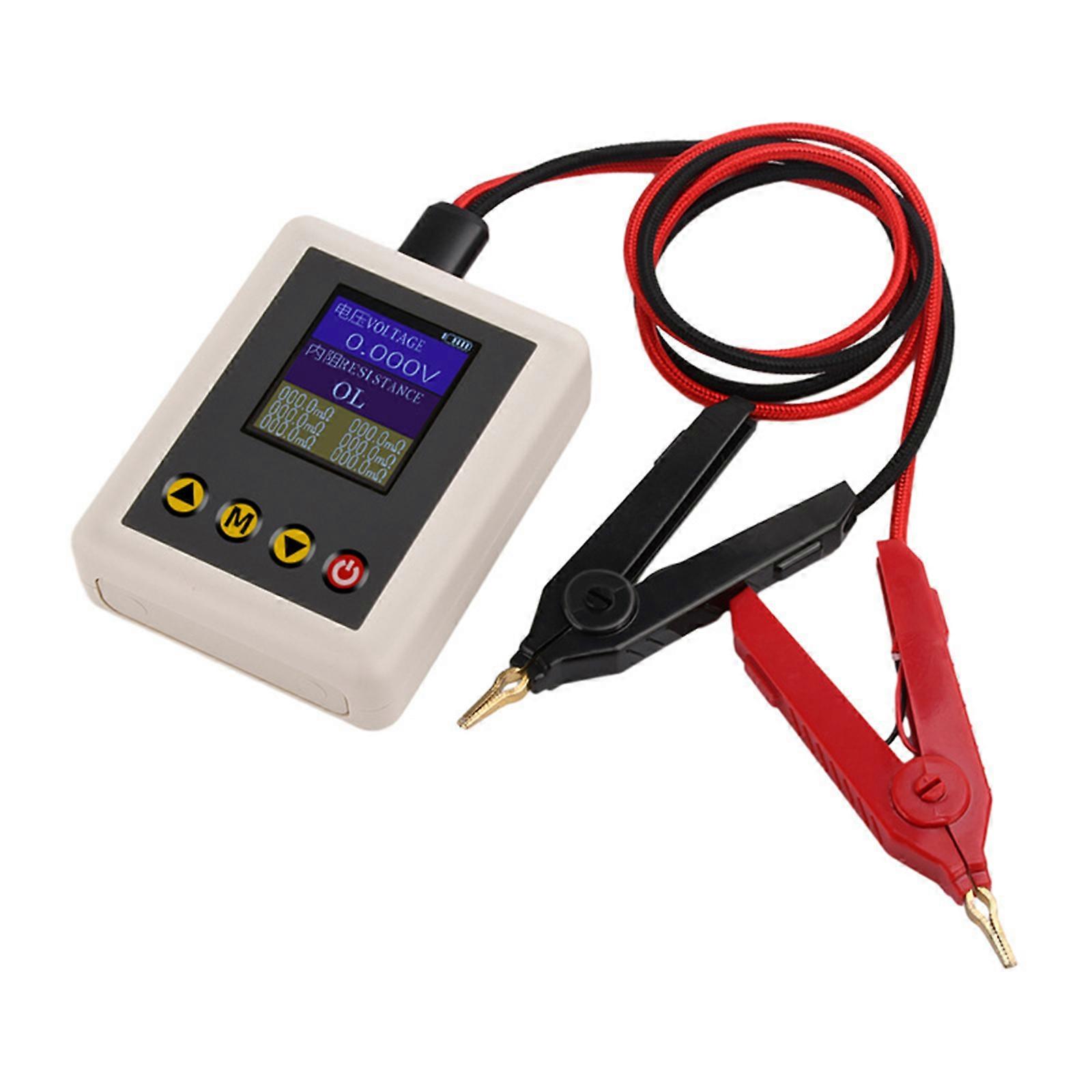 Upgrades Digital Ohm Meter with Kelvin Clip Adjustable Voltages Measurement High Accuracy Voltages & Resistance Tester
