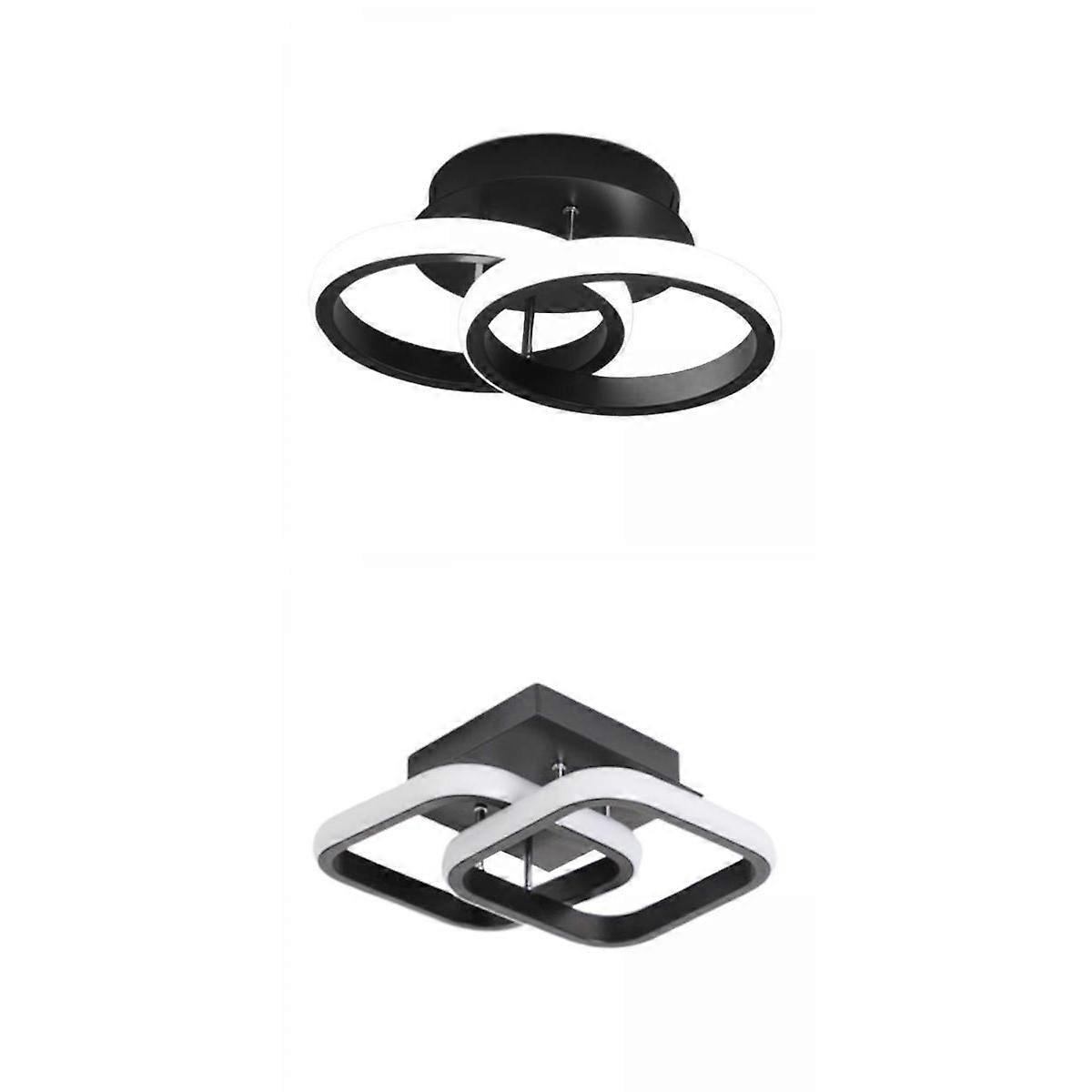 2Pcs LED Plafonnier Encastré Luminaire Luminaire Salon Bar Lumières