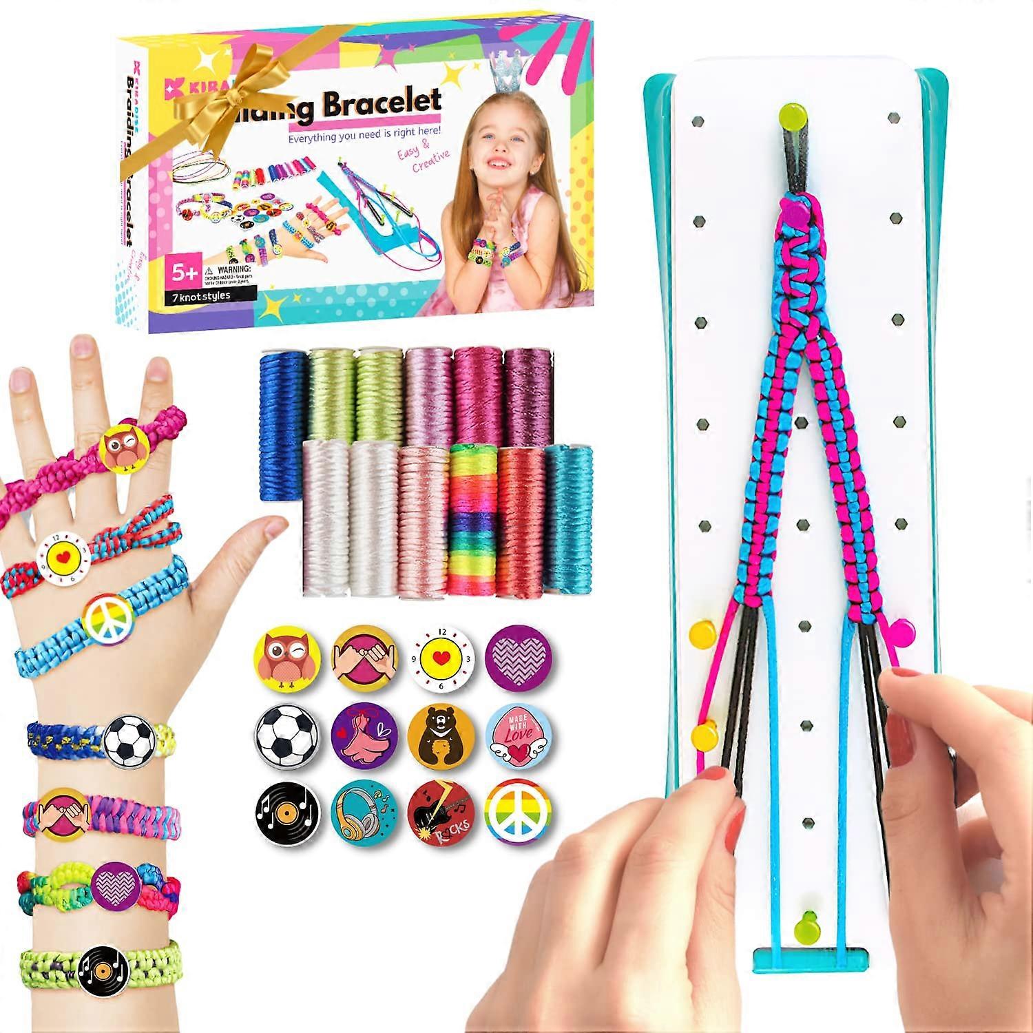 Charm Bracelet Making Kit  Gift DIY Friendship Loom Bracelets Kit