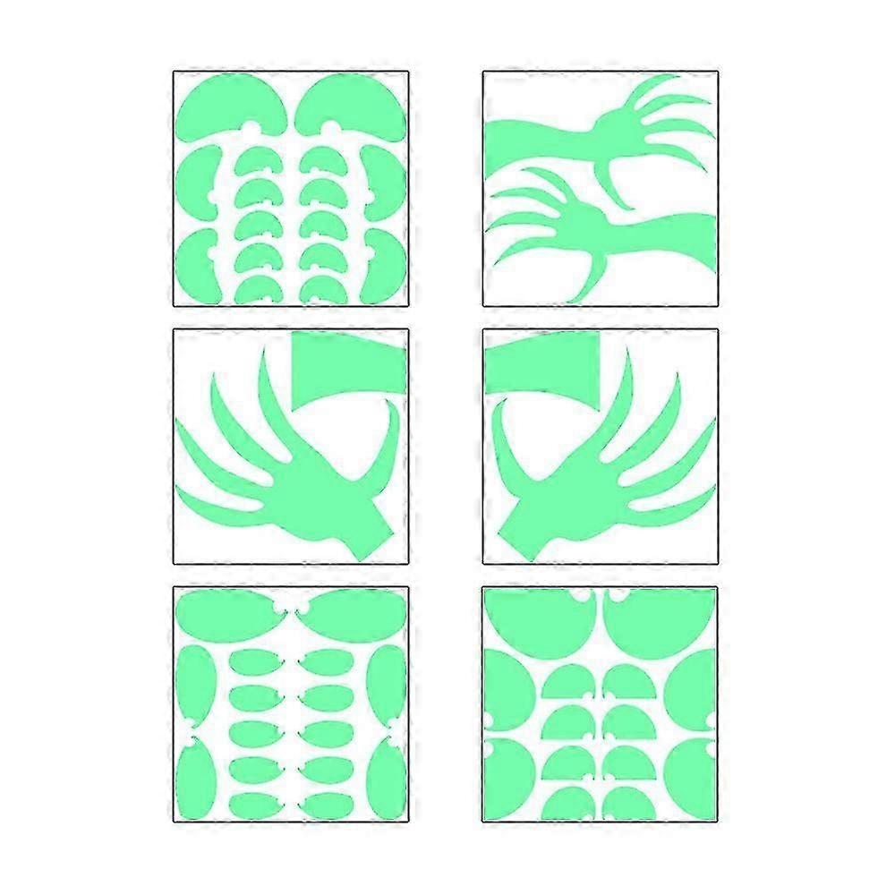 Creative Removable Fluorescent Sticker, Glow In Dark, For Halloween, Sharp Eyes