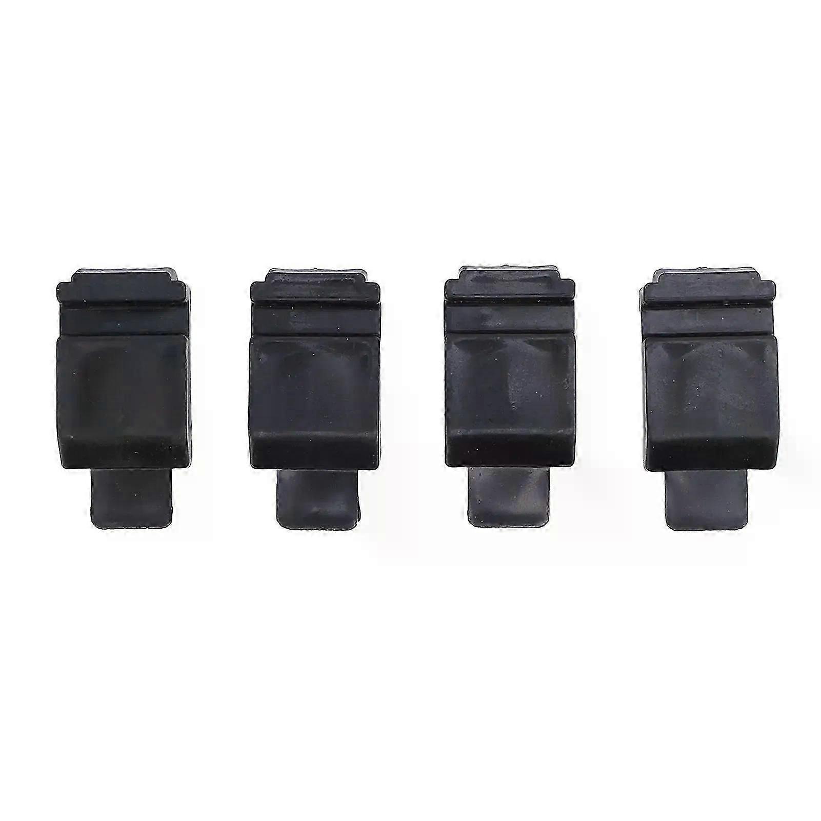 4PCS Door Lock Striker Rubber Fix Set Abrasion Resistant Noise Reduction Door Lock Striker Kit for W123 W126
