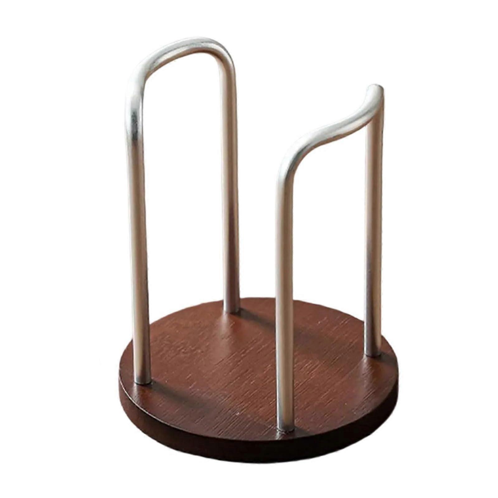 Single Cup Holder Organizer for Disposable Water Cups, Silver Coffee Cup Stand for Home and Student Use, Efficient Countertop Management