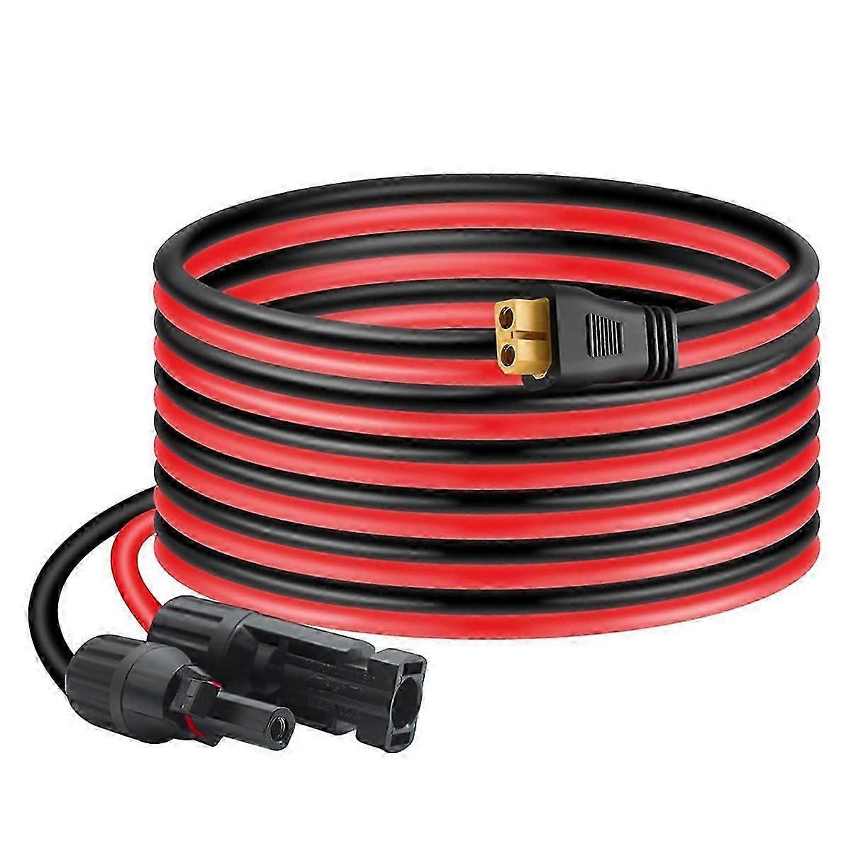 موصل XT60 ، كابل تمديد XT60 10FT ، كابل شحن XT60 ، كابل الطاقة الشمسية إلى XT60 12AWG للطاقة الشمسية