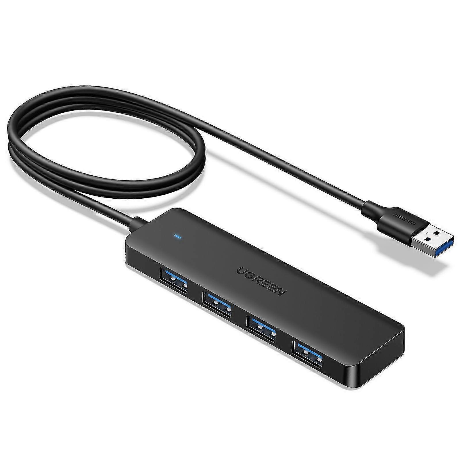 2025 Ugreen USB 3.0 HUB, 4 Point USB Mouse, Keyboard, Flash drive, U disc, compatible with laptop compatible printer, Xbox, PS5 and more, 2FT 2 FT.