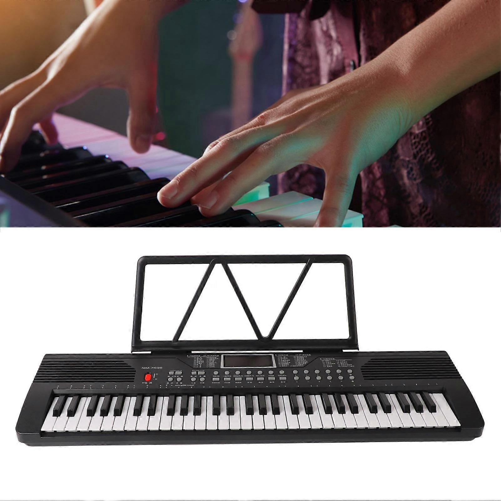 61-Key Electric Keyboard Piano with Noise Reduction & Clear Sound