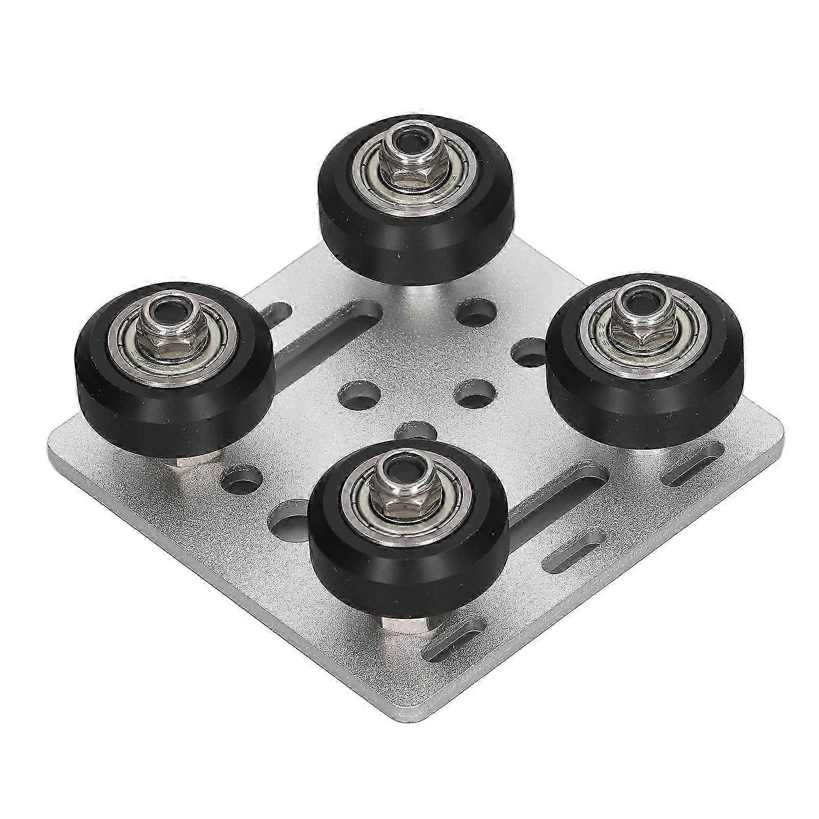 V Portalplatte für 2020 V Typ Aluminiumprofilräder 3D-Drucker CNC EU-Standard Silber