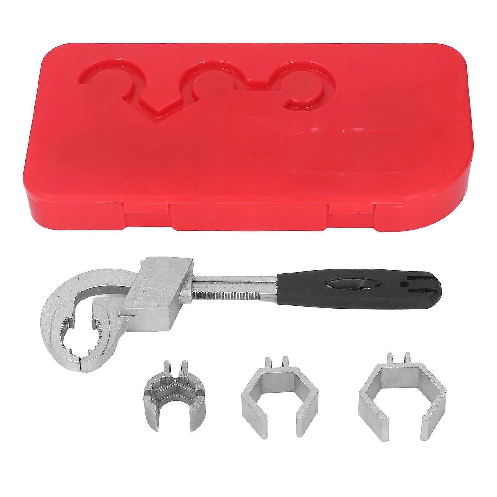 Multi-functional wrench Double-ended design, adjustable opening
